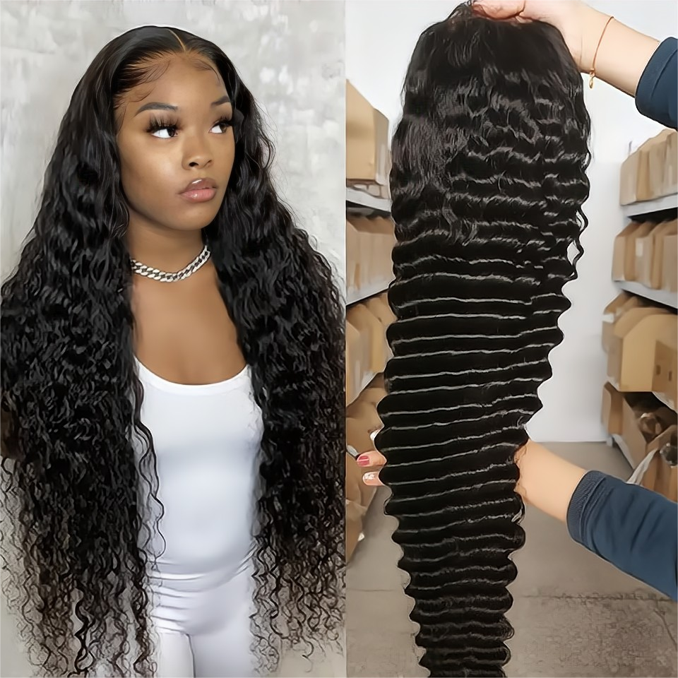 Custom Wholesale Extra Long 100% Human Hair Lace Women Wig