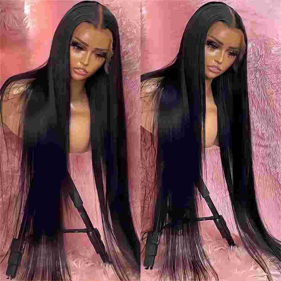 Custom Wholesale Extra Long 100% Human Hair Lace Women Wig