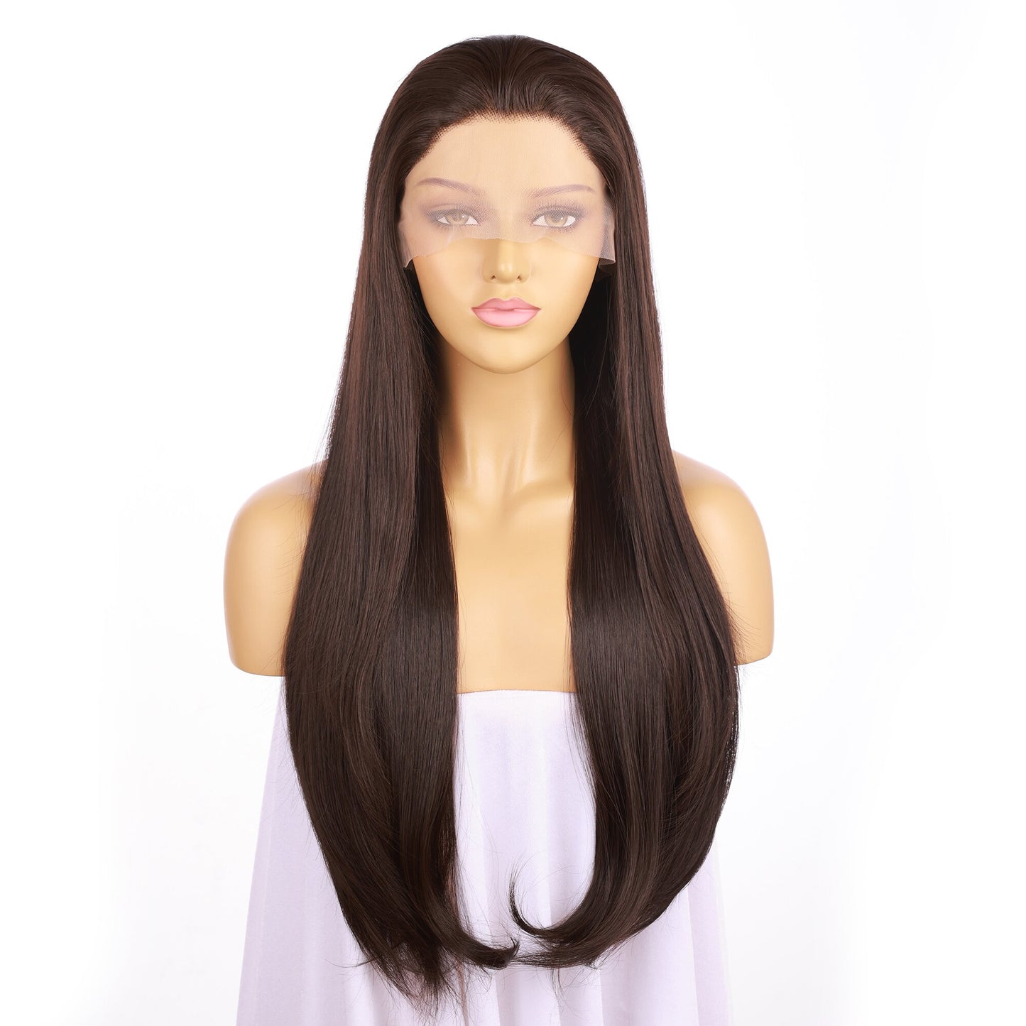 30% Discount Human Blend Hair Lace Front Wig