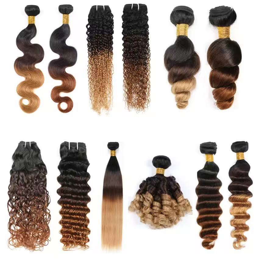 Custom Wholesale 100% Human Hair Bundle Human Hair Extension