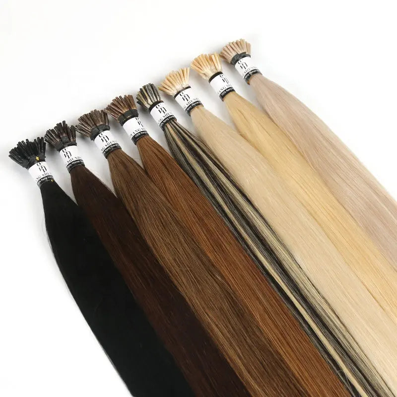 I Tip V Tip U Tip Flat Tip Human Hair Extension 12 A 13 A Grade