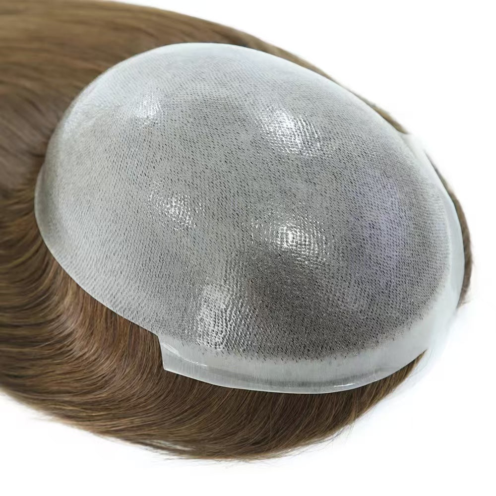 Custom 12 A 13 A Human Hair Women Topper Thin 0.02MM PU Skin Base Toupee