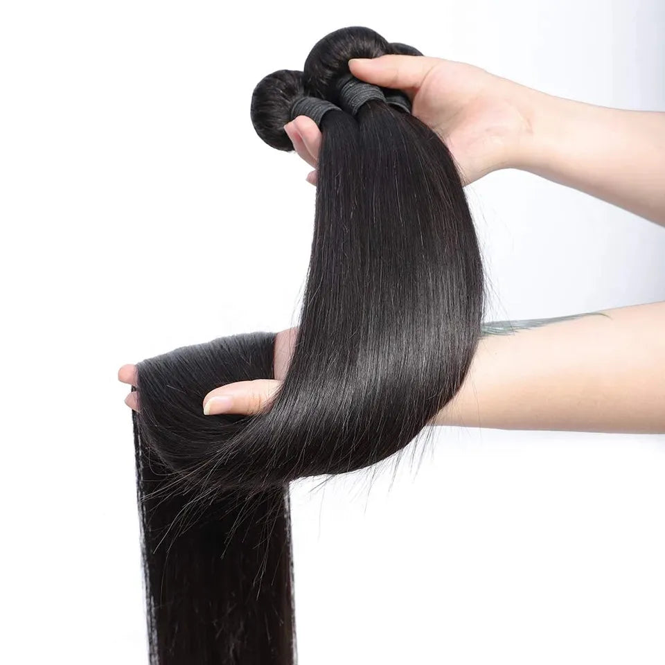 Black Human Hair Bundle Weave Extension