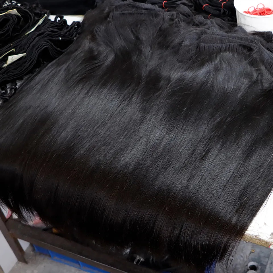 Black Human Hair Bundle Weave Extension