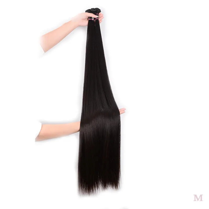 Black Human Hair Bundle Weave Extension