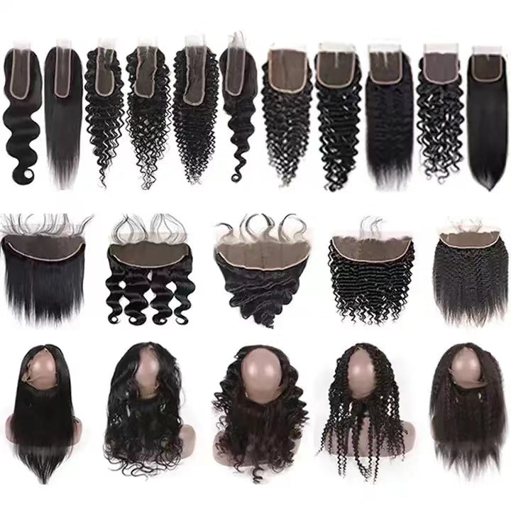 Human Hair Closure 4-4 Lace & HD Swiss Lace