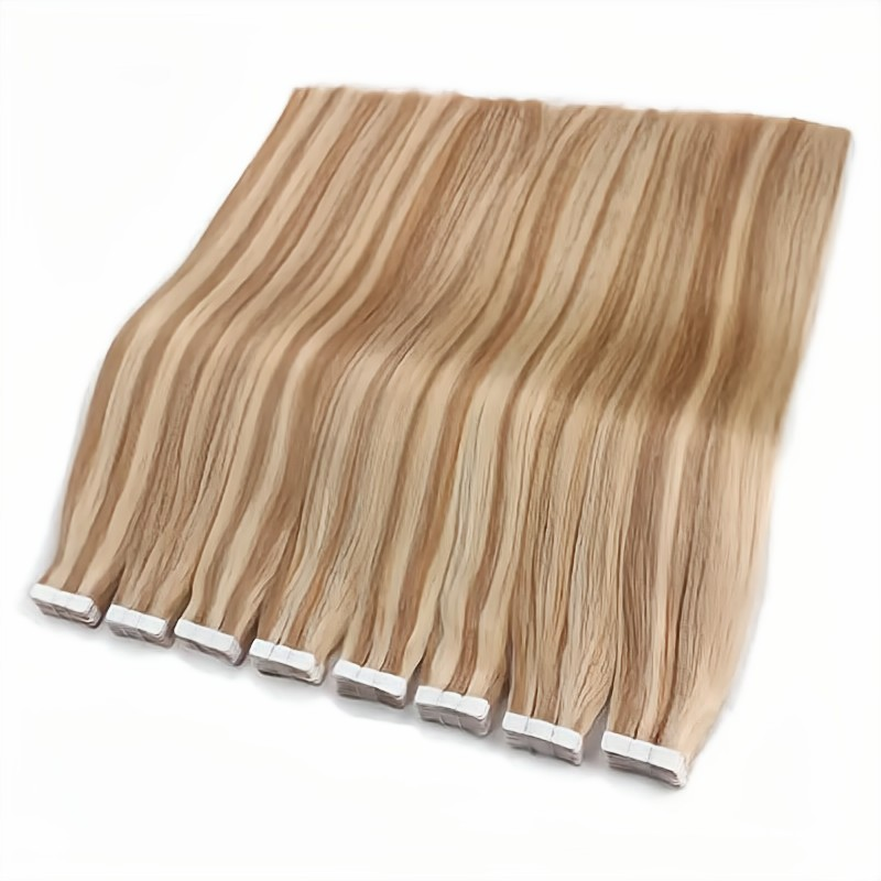 Tape In 100% Remy Virgin Human Hair Invisible Extension 1 CM Tape 0.4 CM Tape