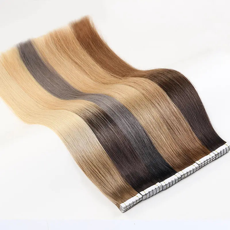 Tape In 100% Remy Virgin Human Hair Invisible Extension 1 CM Tape 0.4 CM Tape