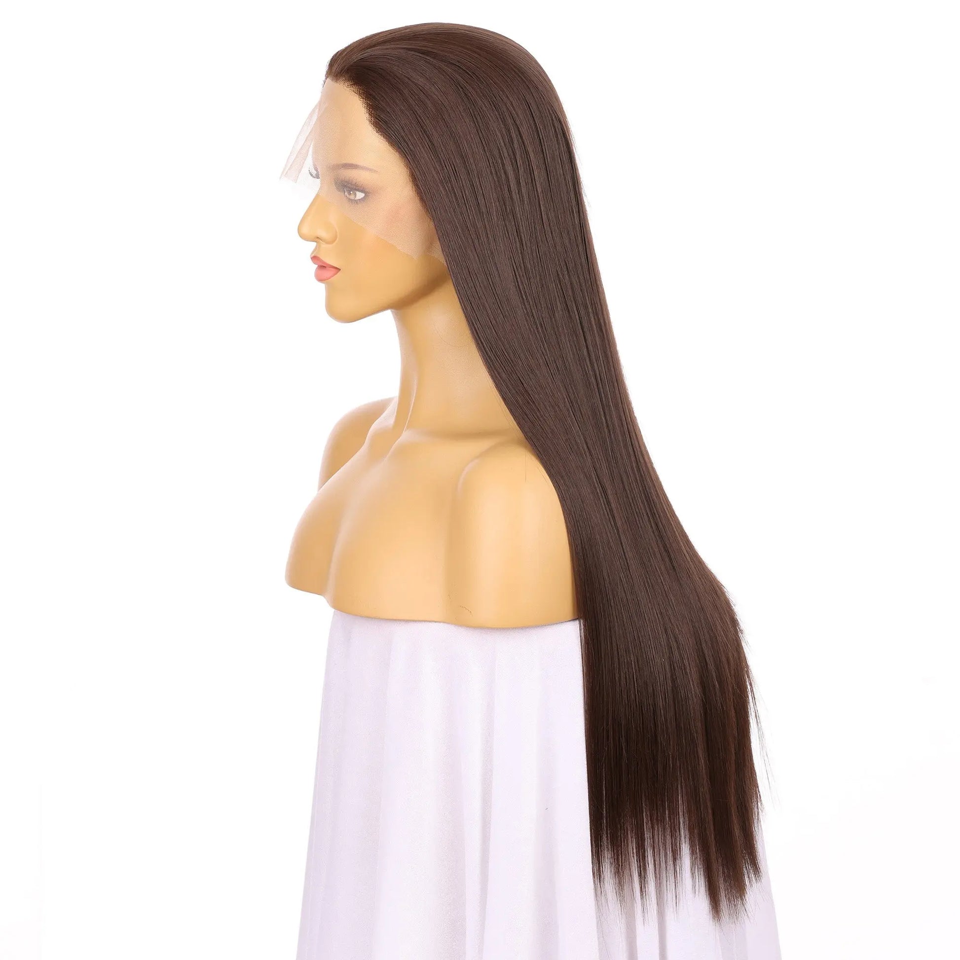 Brown Synthetic Hair Lace Front Wig wigworld