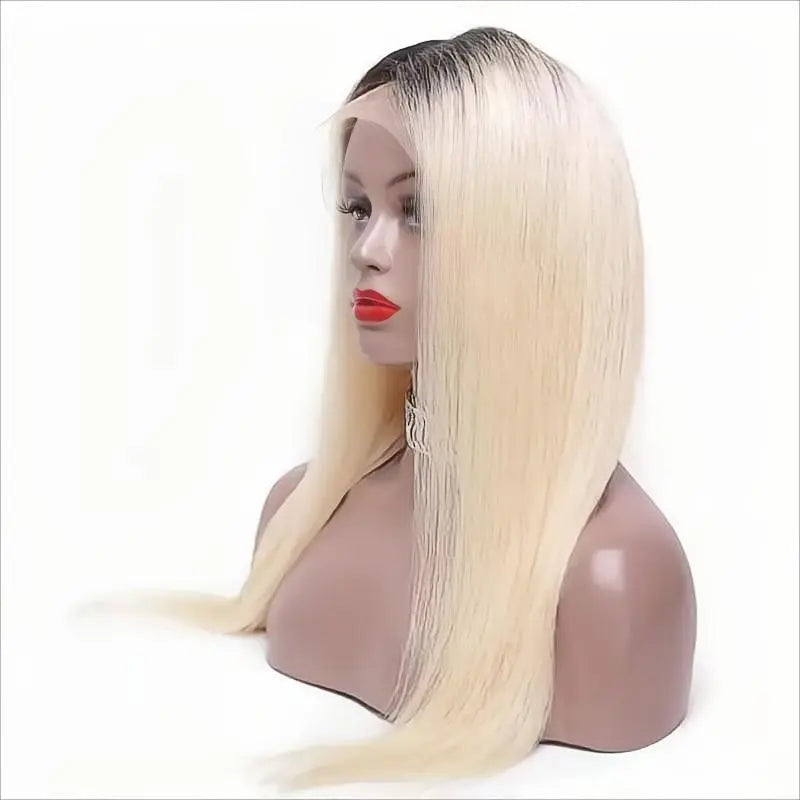 Cusom Wholesale Mixed Human Hair Lace Wig ,Ombre Blonde Women Wig wigworld