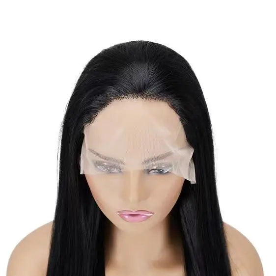 Custom Black  Human Blend Hair Lace Wig For Wig Wholesalers wigworld