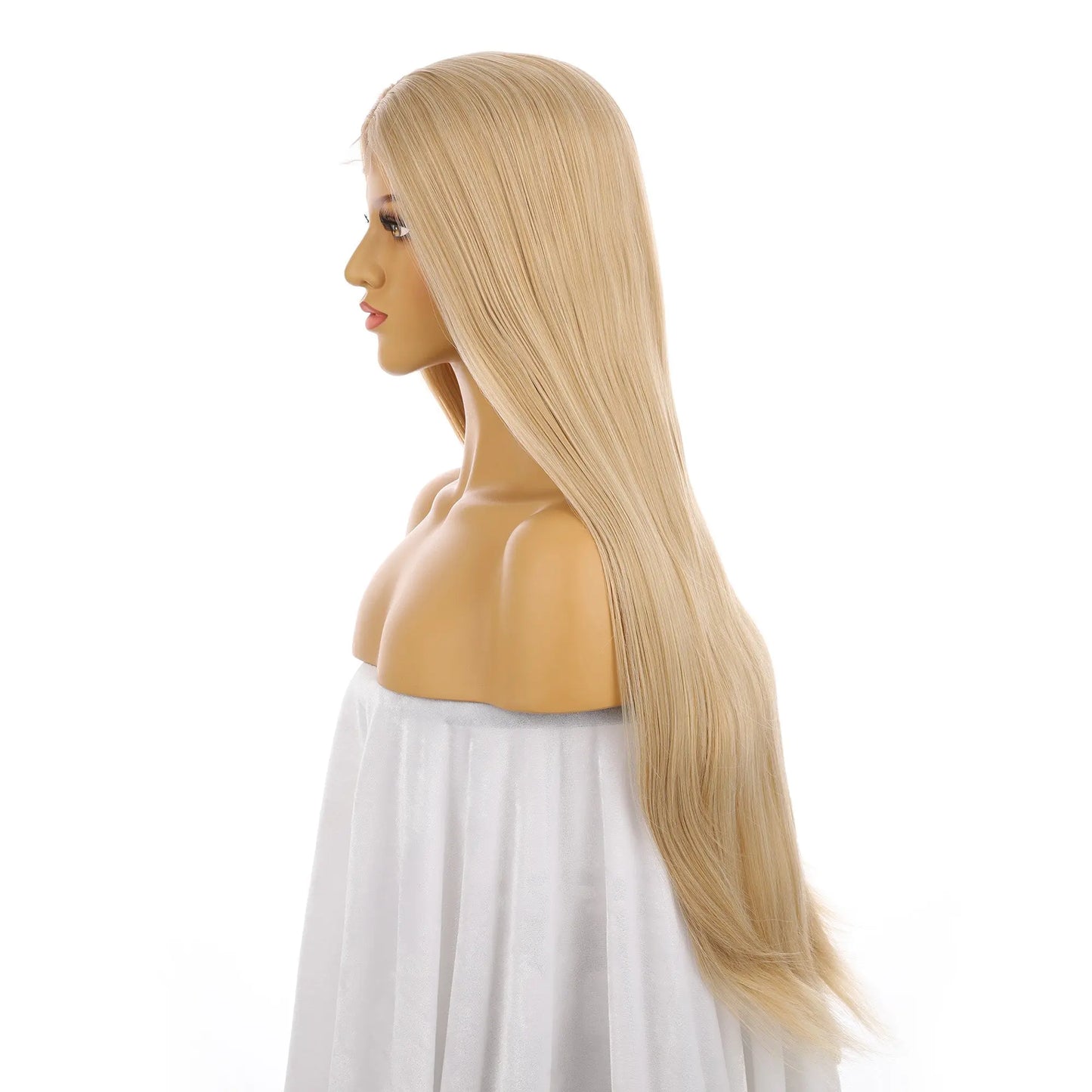 Custom Mixed Blonde Synthetic Hair U Part Lace Women Wig For Wig Wholesalers wigworld