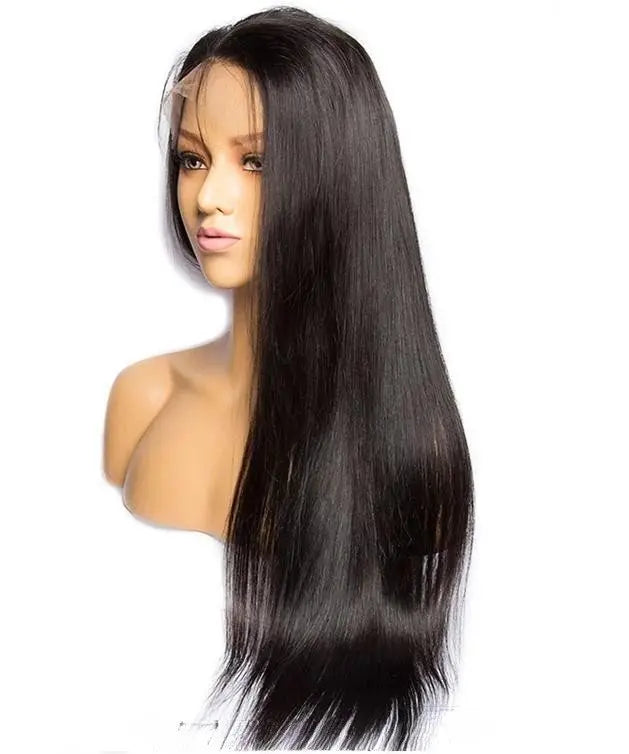 Custom Wholesale Long Straight 100% Human Hair Lace Women Wig wigworld