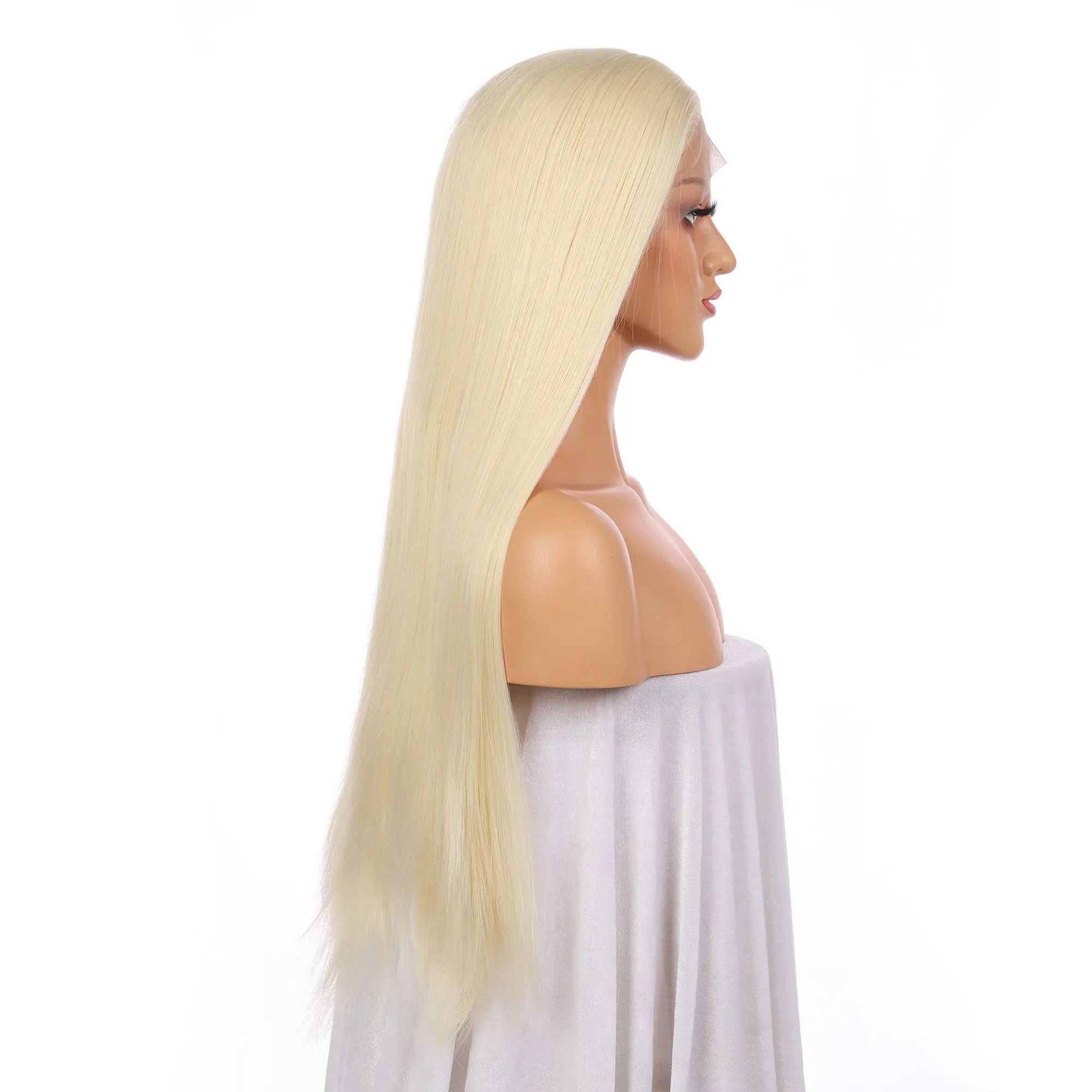 50 Discount Synthetic Hair Lace Front Wig 613 Blonde Synthetic