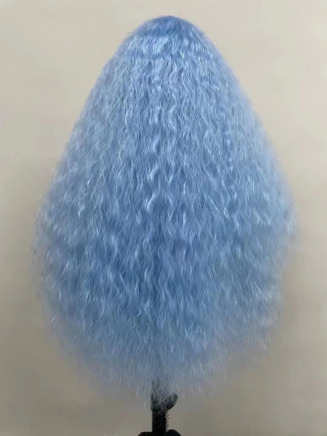 Custom Wholesale Synthetic Hair Lace Wig ,Long Hair Length Blue Hair Lace Women Wig wigworld