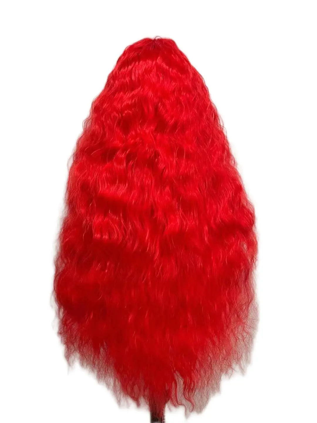 Custom Wholesale Synthetic Hair Lace Wig ,Long Hair Length Hot Red Hair Lace Women Wig wigworld