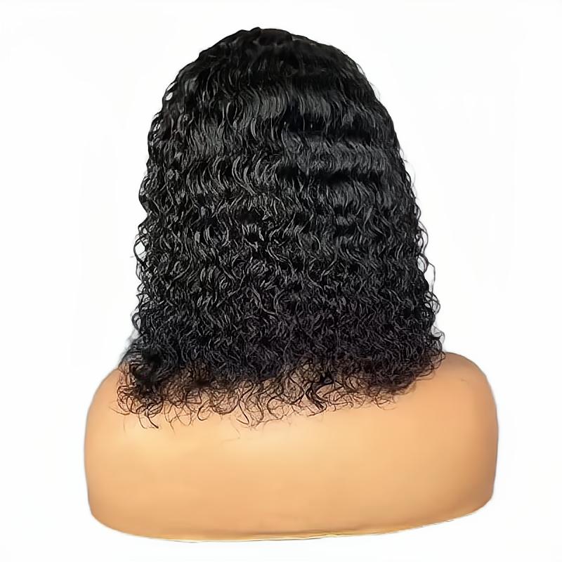 10 A Cheap 100% Human Hair Lace Front Bob Wig Wave Type