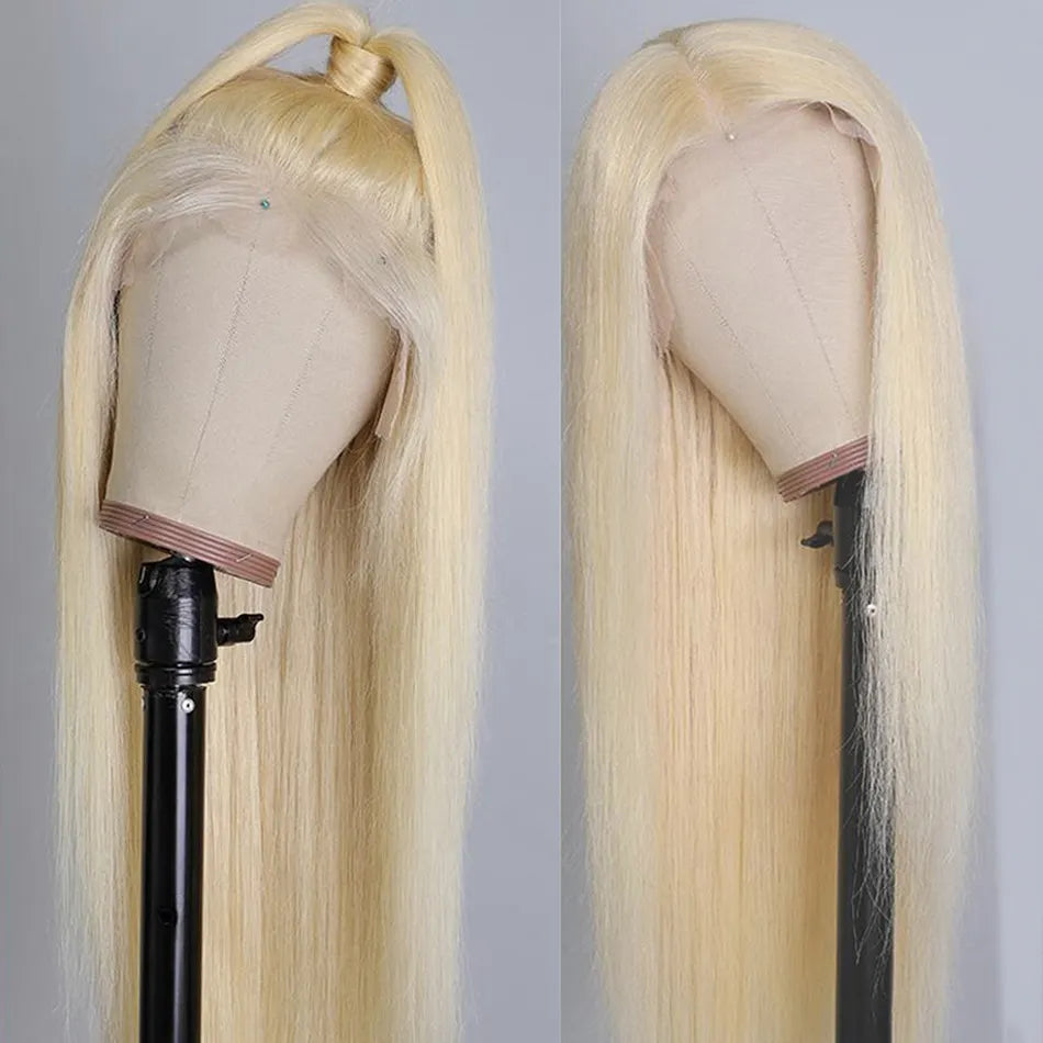 613 Blonde Human Hair Lace Wig High Layer