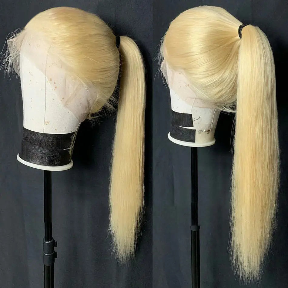 613 Blonde Human Hair Lace Wig High Layer